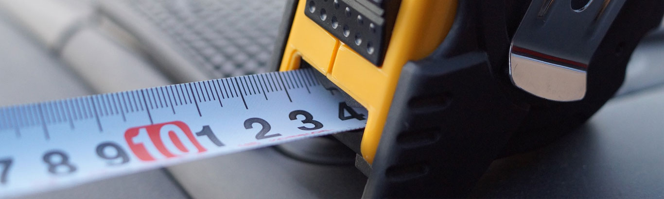 close up photo of a tape measure