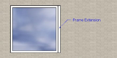 example image of a frame extension