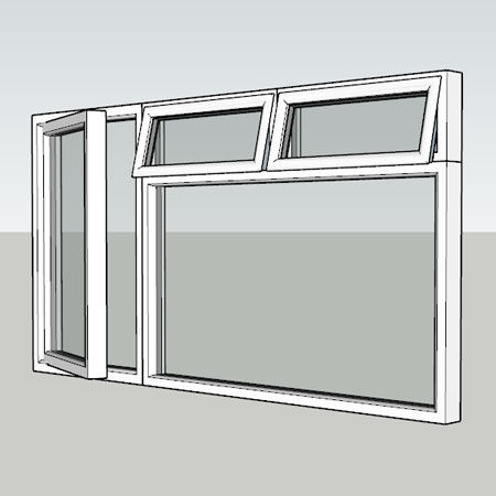 large image showing the current window layout selected