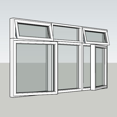 large image showing the current window layout selected